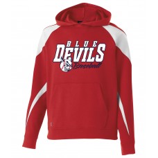 LP Blue Devils Baseball "Prospect" Red Hooded Sweatshirt